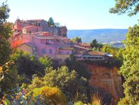 Roussillon, Ocker, Provence, Urlaub, Lavendel, Ferienhaus, La Rostane